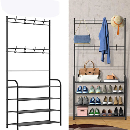 Zapatera con Colgador 4 Niveles