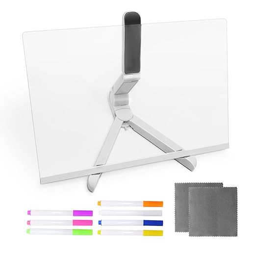 Tablero Acrílico LED Luminoso con Marcadores