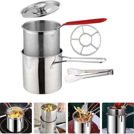 Freidora Eléctrica Compacta con Canasta