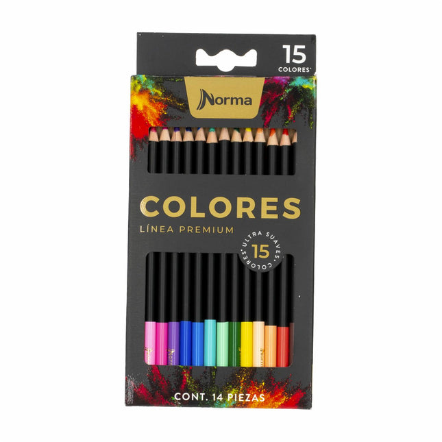 Caja de colores Premiun 15 colores
