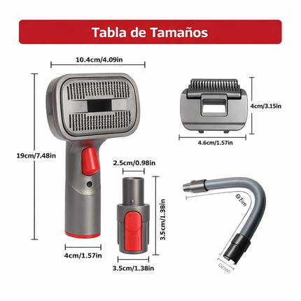 Kit Profesional de Aspiradora para Mascotas