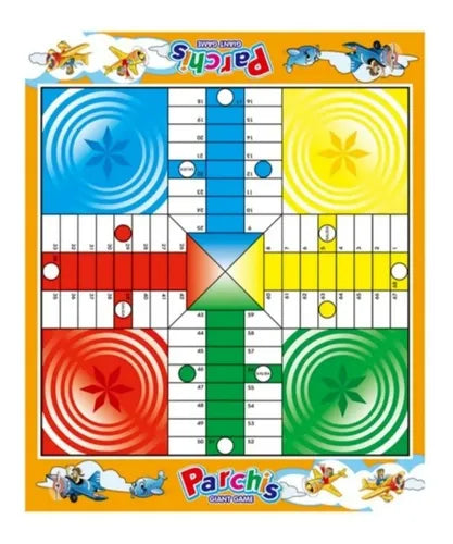 Alfombra Grande Juego Parchís