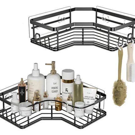Estante Esquinero de Ducha Adhesivo Metálico -  1 unidad