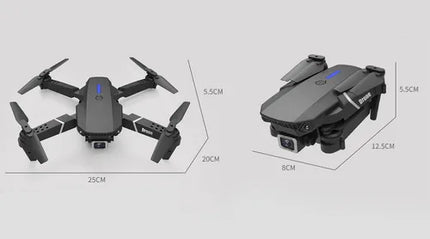 Drone E88 Pro Plegable con Cámara 4K y Control Remoto
