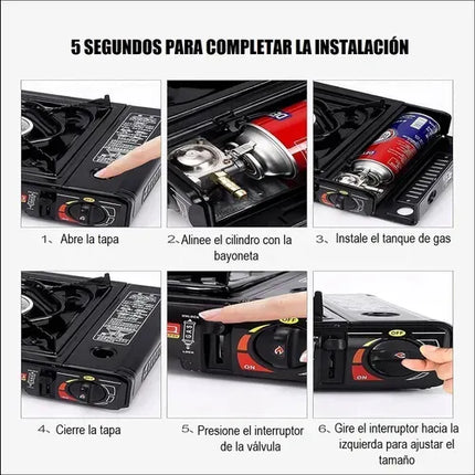 Cocina a gas portátil gratis repuesto