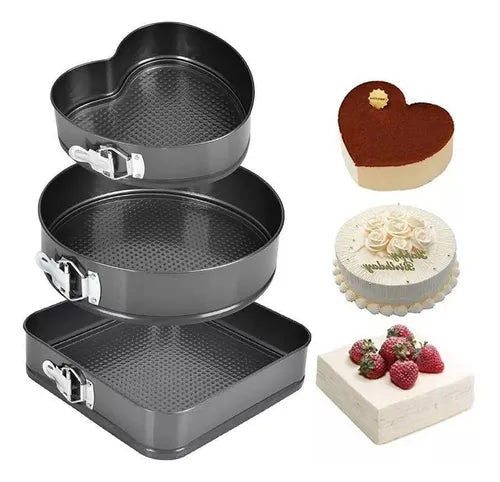 Juego de Moldes Desmontables 3 Piezas