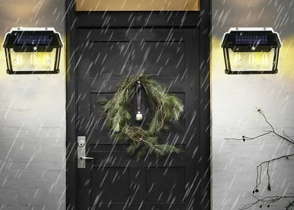 Lámpara Solar de pared 3 Focos con Sensor Inteligente