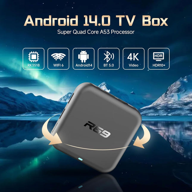 Android TV Box R69 3518 Smart TV 4K